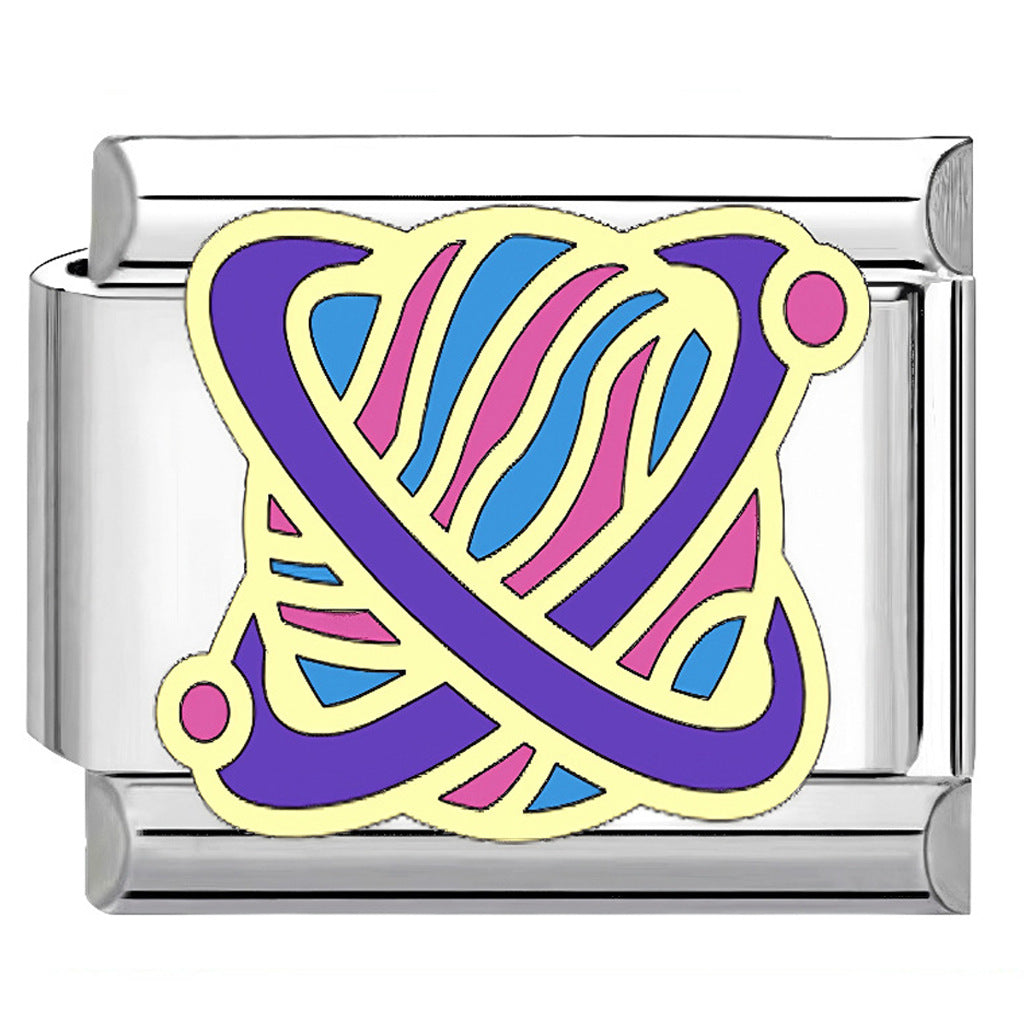 Wholesale 9mm Italian Charm Starter Bracelets DIY square Single Section Creative Stainless Steel Composable Bracelet