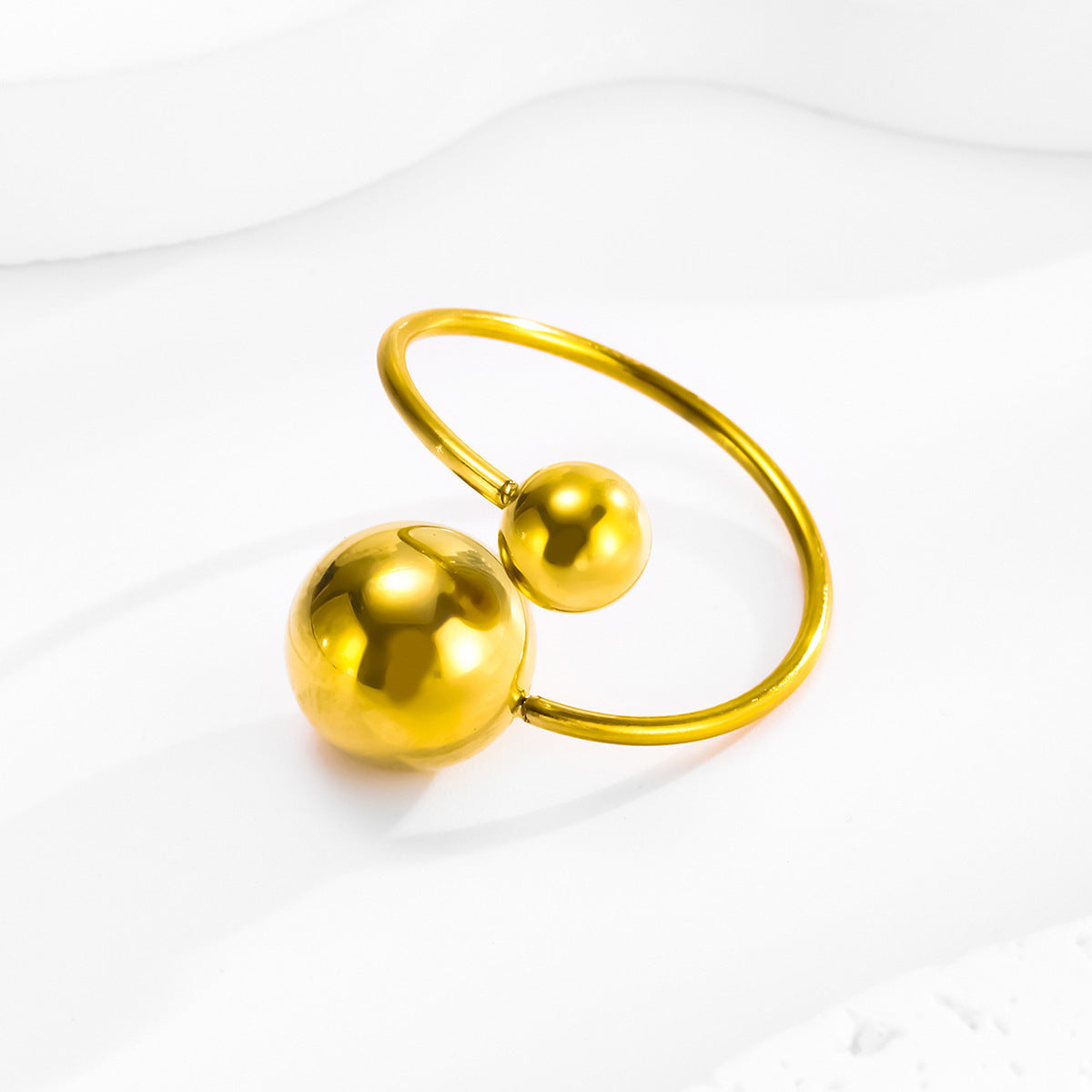 Wholesale Titanium steel ball open ring