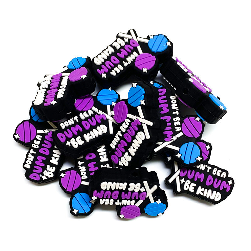 Wholesale 10pcs Lollipop Focal Beads DIY Bead Accessories ACC-BDS-WDX122