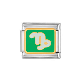 Wholesale Italian Charm Bracelet 9mm DIY Splicing Removable Simple Zodiac Stainless Steel Composable Bracelet