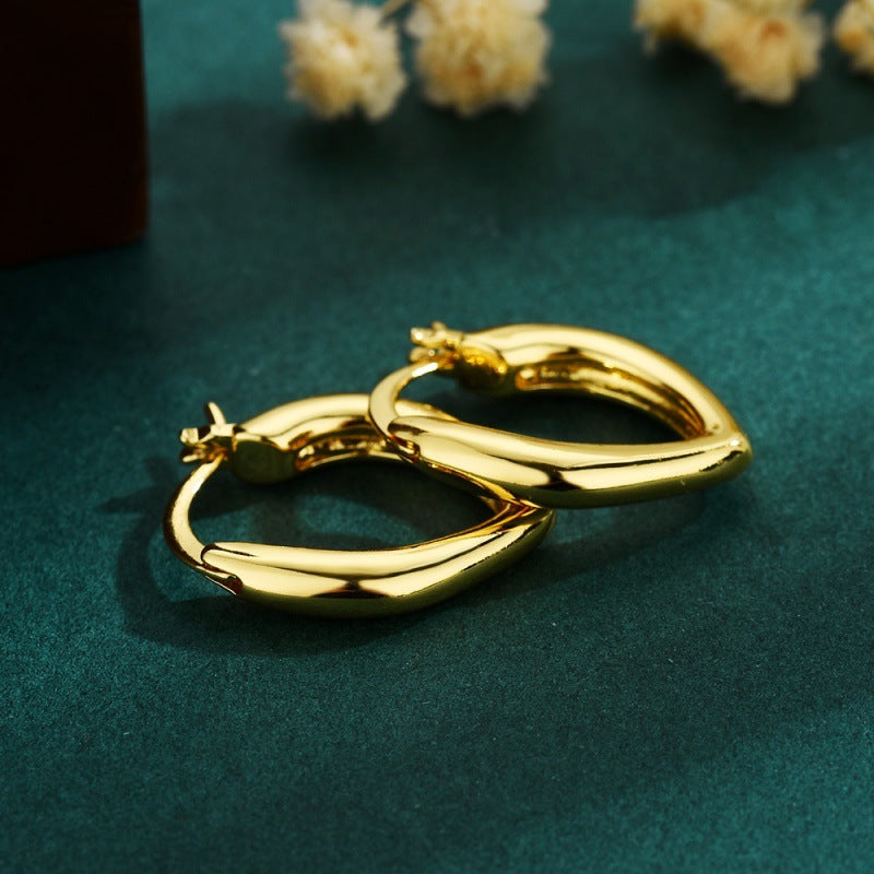 Wholesale Plain Hoop Light Luxury Earrings ACC-ES-ChuangYi007