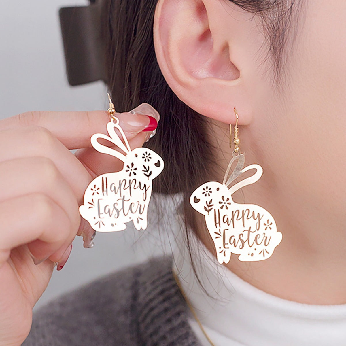 Wholesale Easter Bunny Earrings