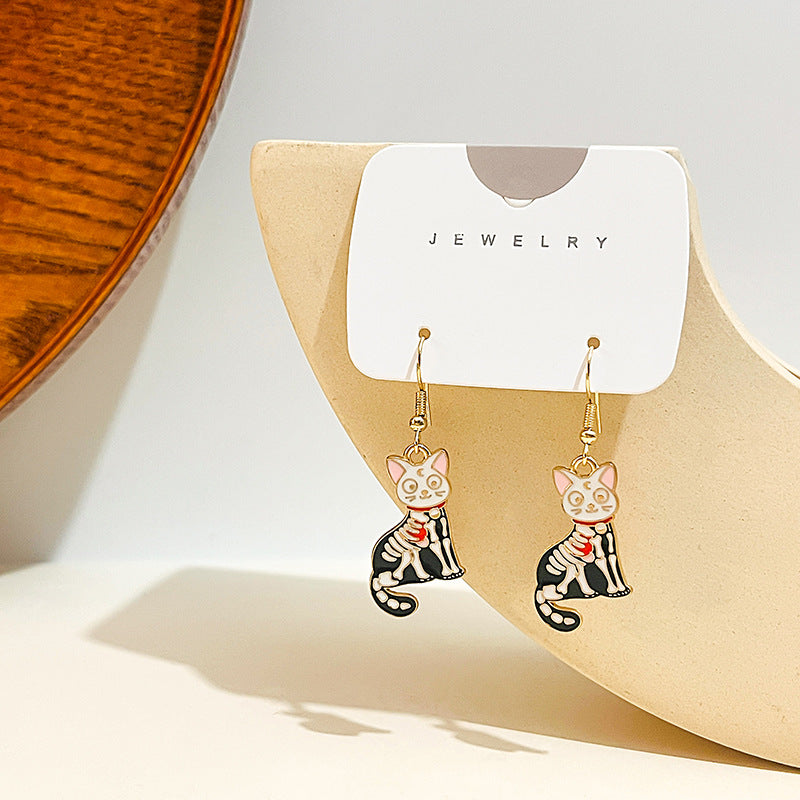 Wholesale  cartoon  earrings  funny personality animal earrings