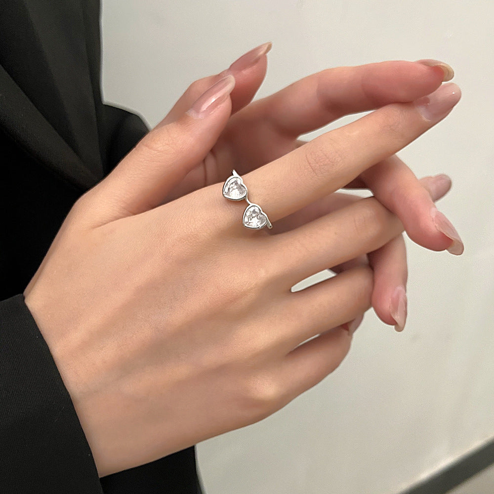 Wholesale love open Small Gold Watch Couple  Ring