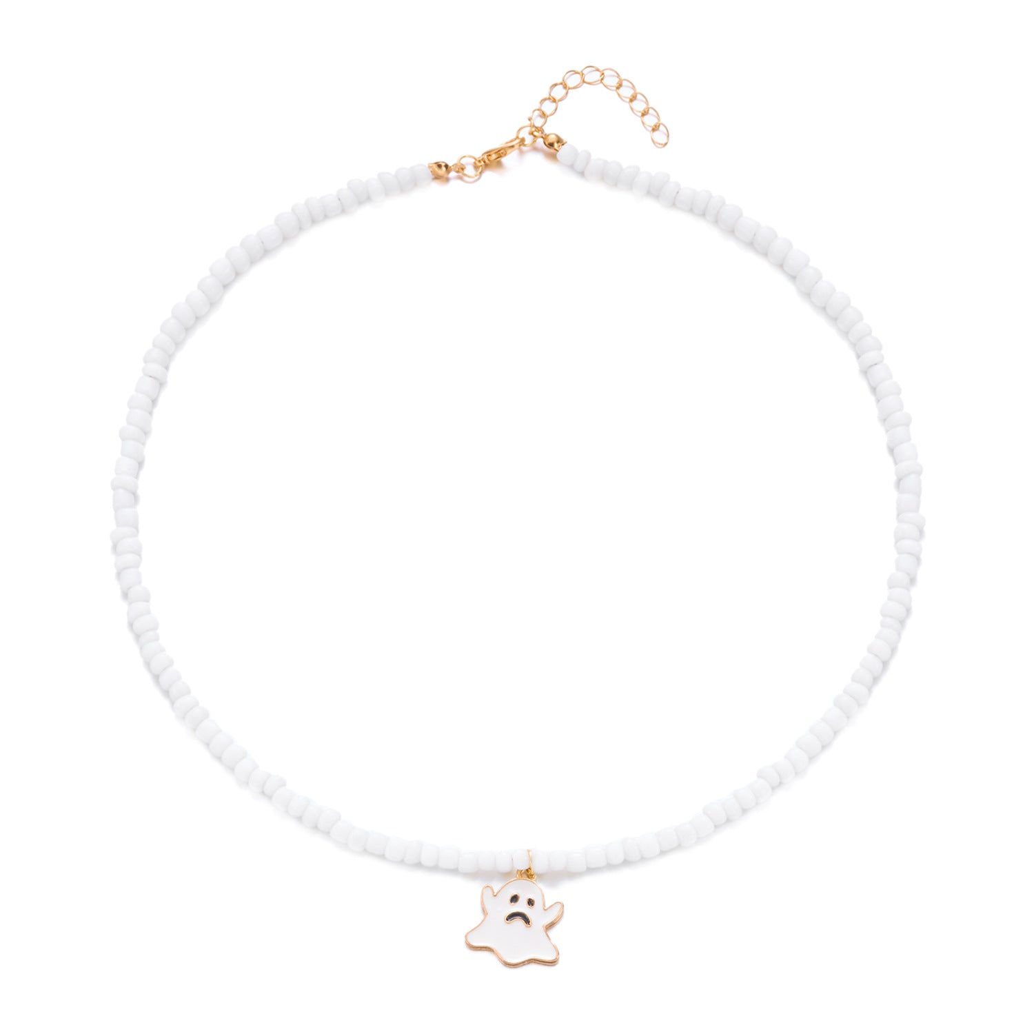 Wholesale Halloween Jewelry Pumpkin Ghost Pendant Necklace