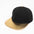 Wholesale Flat Brim Hat PU leather color matching hip hop hat  baseball cap