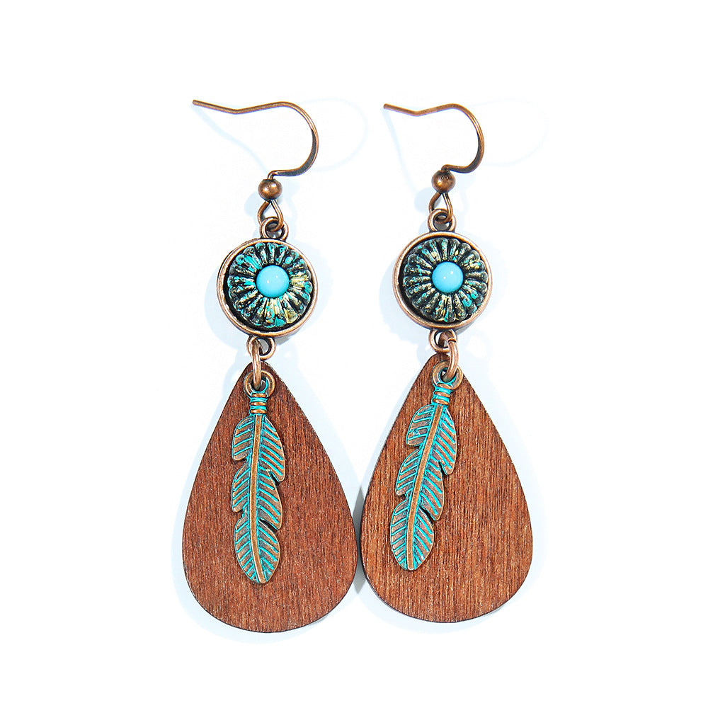 Wholesale Bohemian Tribal Ethnic Style Earrings for Holiday Travel Fashion Accessory