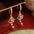 Wholesale Vermillion Lotus Earrings