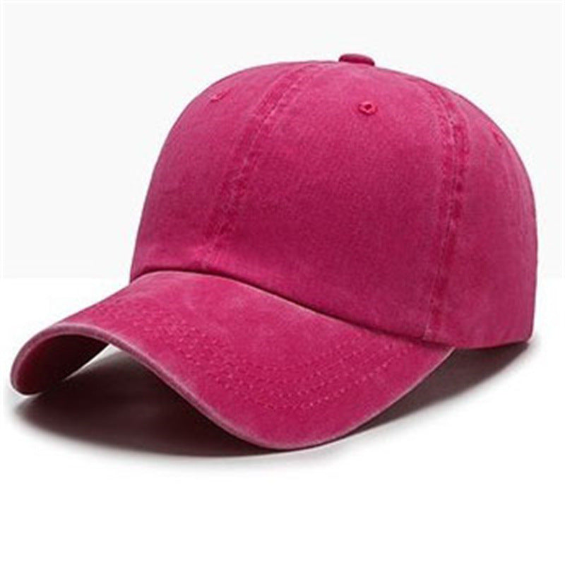 Wholesale Washed Pure Cotton Solid Color Light Plate Baseball Cap