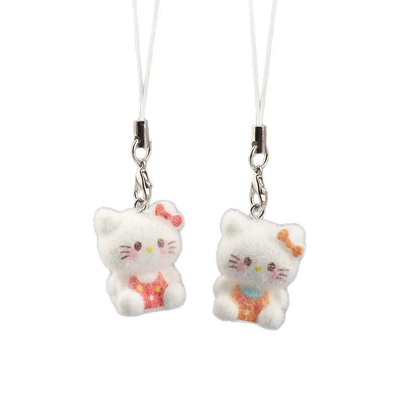 Wholesale Three-Dimensional Cat Pendant Keychains