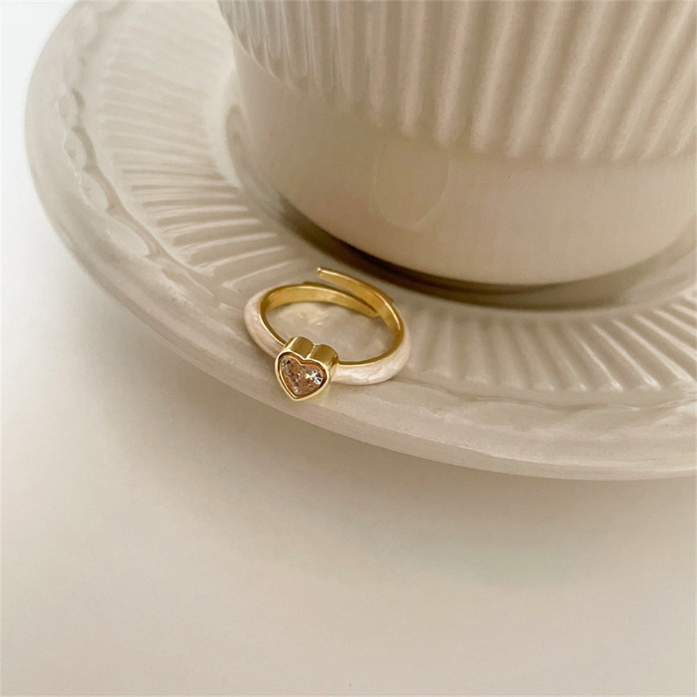 Wholesale Colorful Drip Enamel Butterfly Ring ACC-RS-Yues006