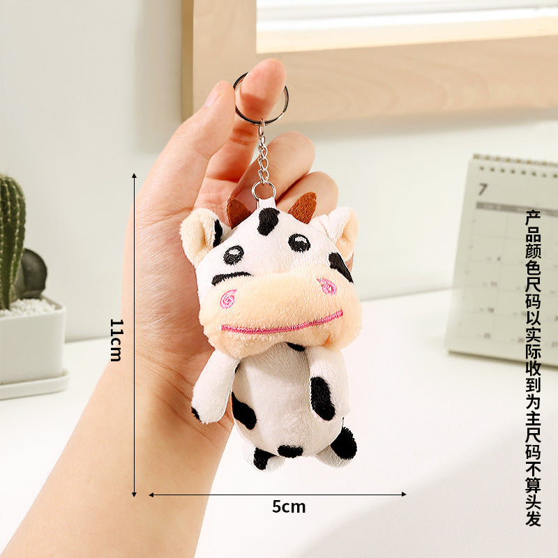 Wholesale Cartoon Cow Plush Doll Keychain ACC-KC-XiaW005