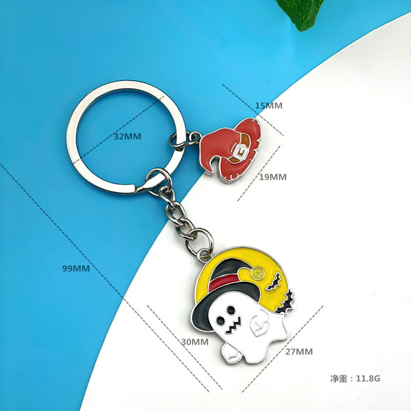 Wholesale  Cartoon Pumpkin Keychain - Trendy Car Key Accessory for Kids,  Gift Bag Charm