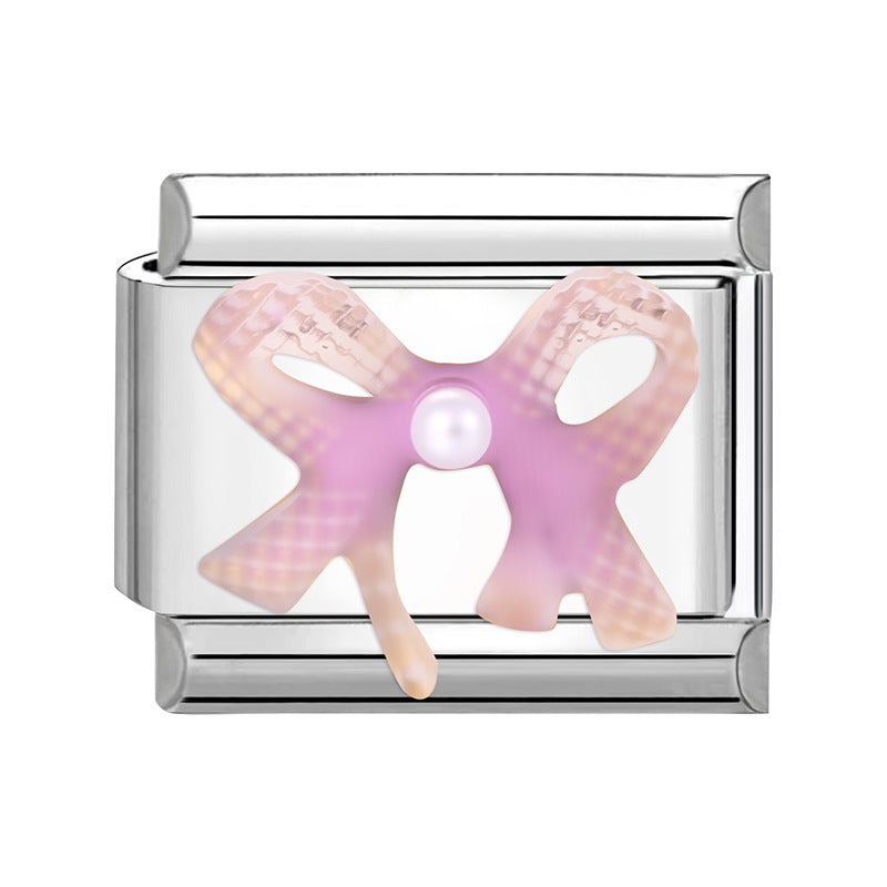 Wholesale  Italian Charm Bracelet 9mm DIY Colorful Personalized Creative Stainless Steel Composable Bracelet