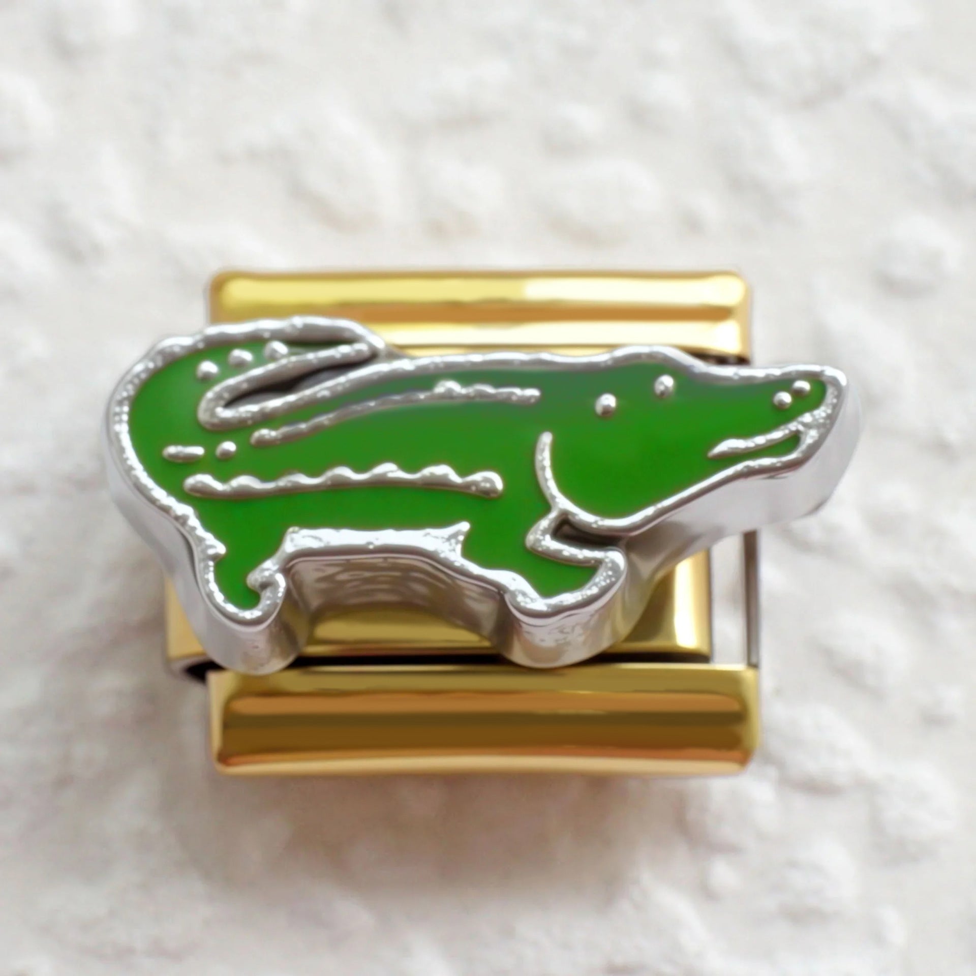 Wholesale  5pcs Italian Charm Bracelet 9mm DIY Splicing Animal Pearl Stainless Steel Composable Bracelet