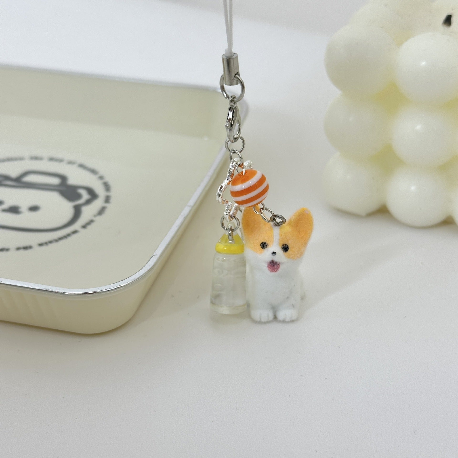 Wholesale Flocking Koala  Pendant Keychain