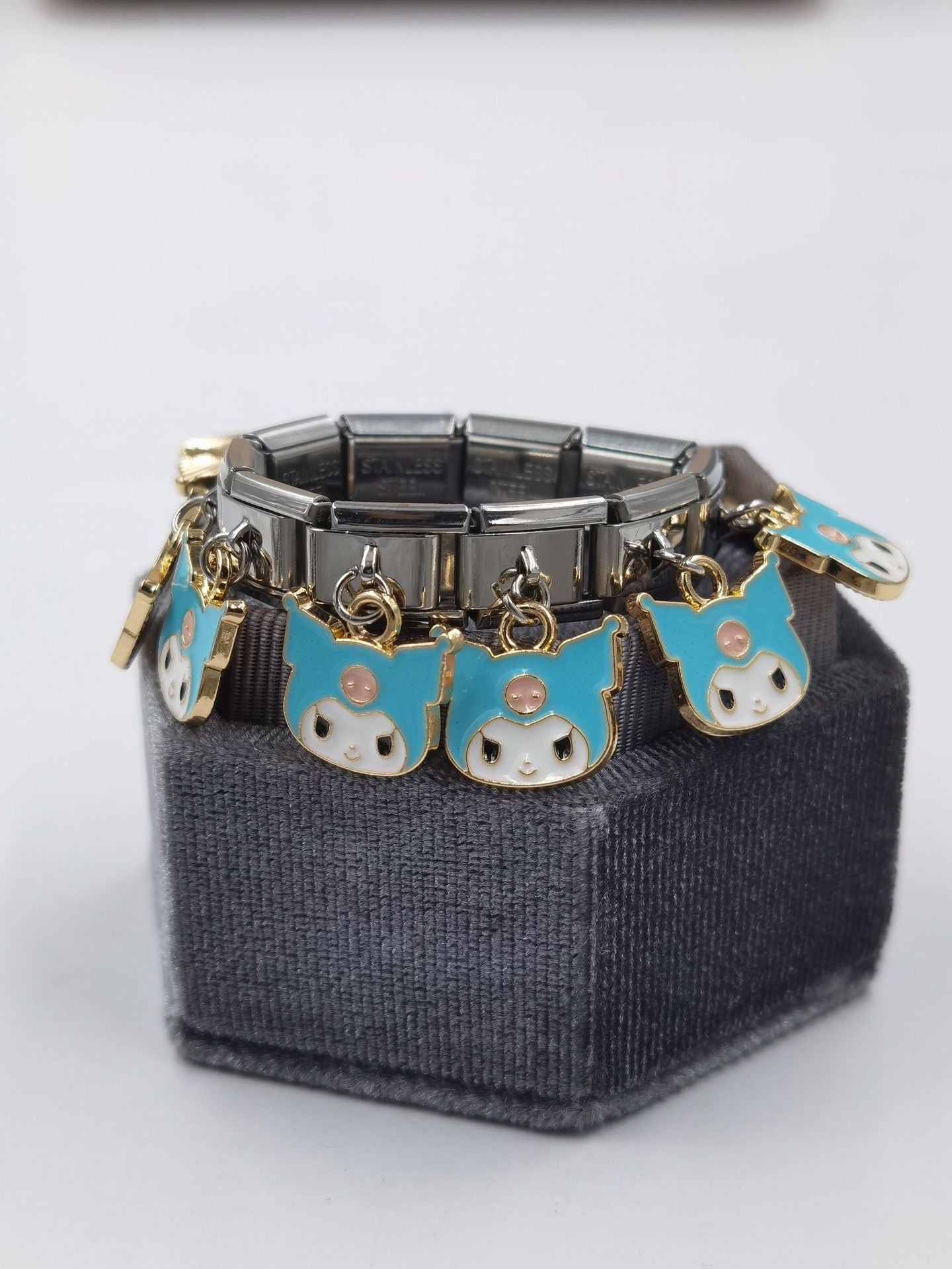 Wholesale Italian Charm Bracelet Charm Module Stainless Steel Bracelet 9mm DIY Pattern Free Stitching Detachable Composable Bracelet ACC-BT-XY001