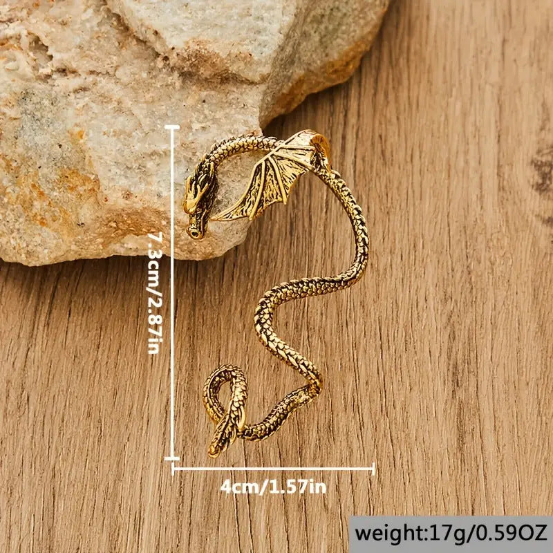 Wholesale  Retro Wrap Dragon Earrings