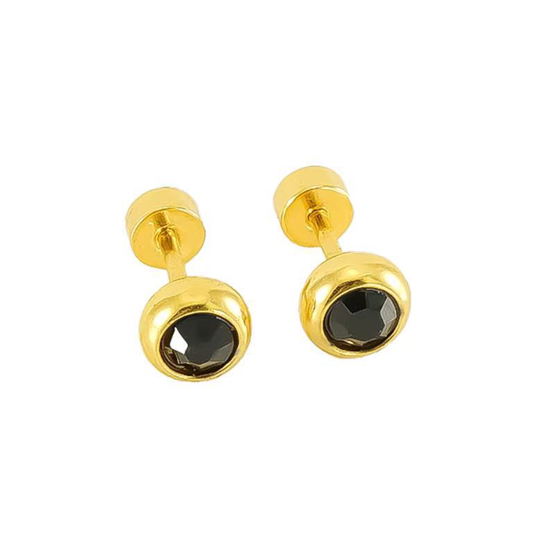 Wholesale Stainless steel diamond stud earrings