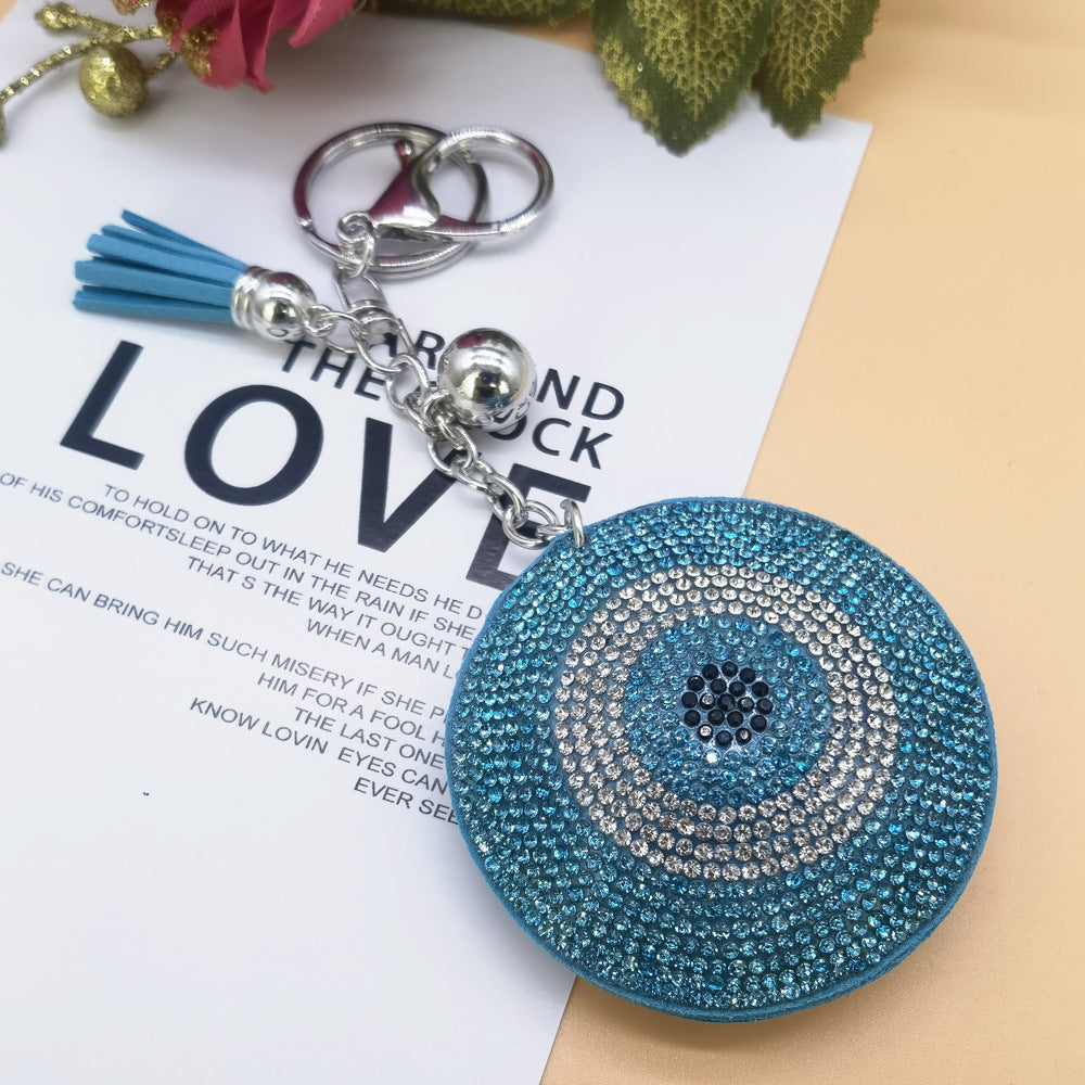 Wholesale rhinestone eye keychain
