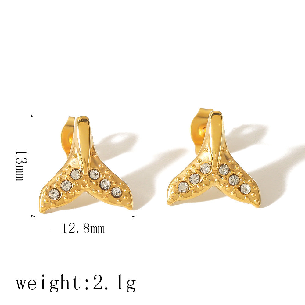 Wholesale 18K Gold Stainless Steel Earrings ACC-ES-LiQuan006
