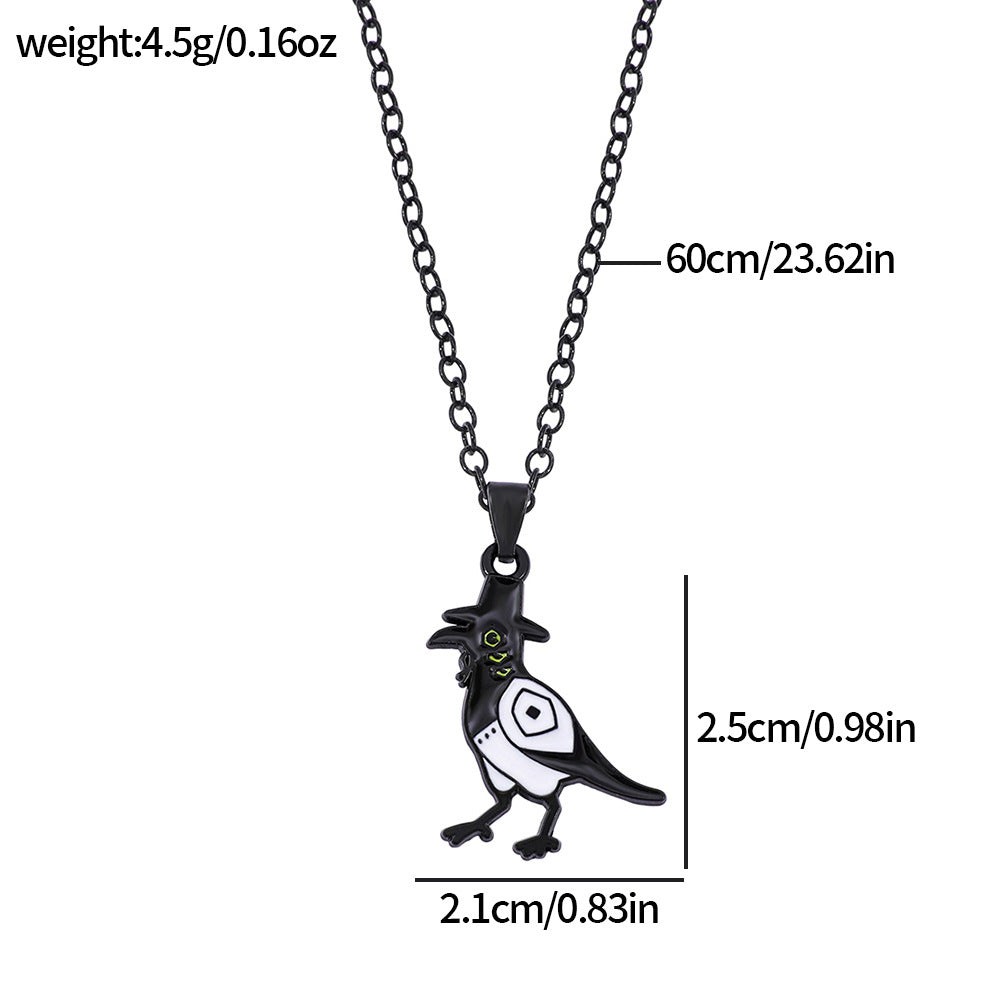 Wholesale kpop cartoon anime oil drop alloy necklace