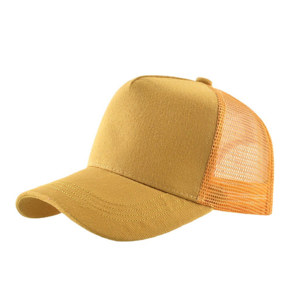 Wholesale Solid Color Cotton Baseball Cap Vintage Mesh Cap ACC-HT-DSM001