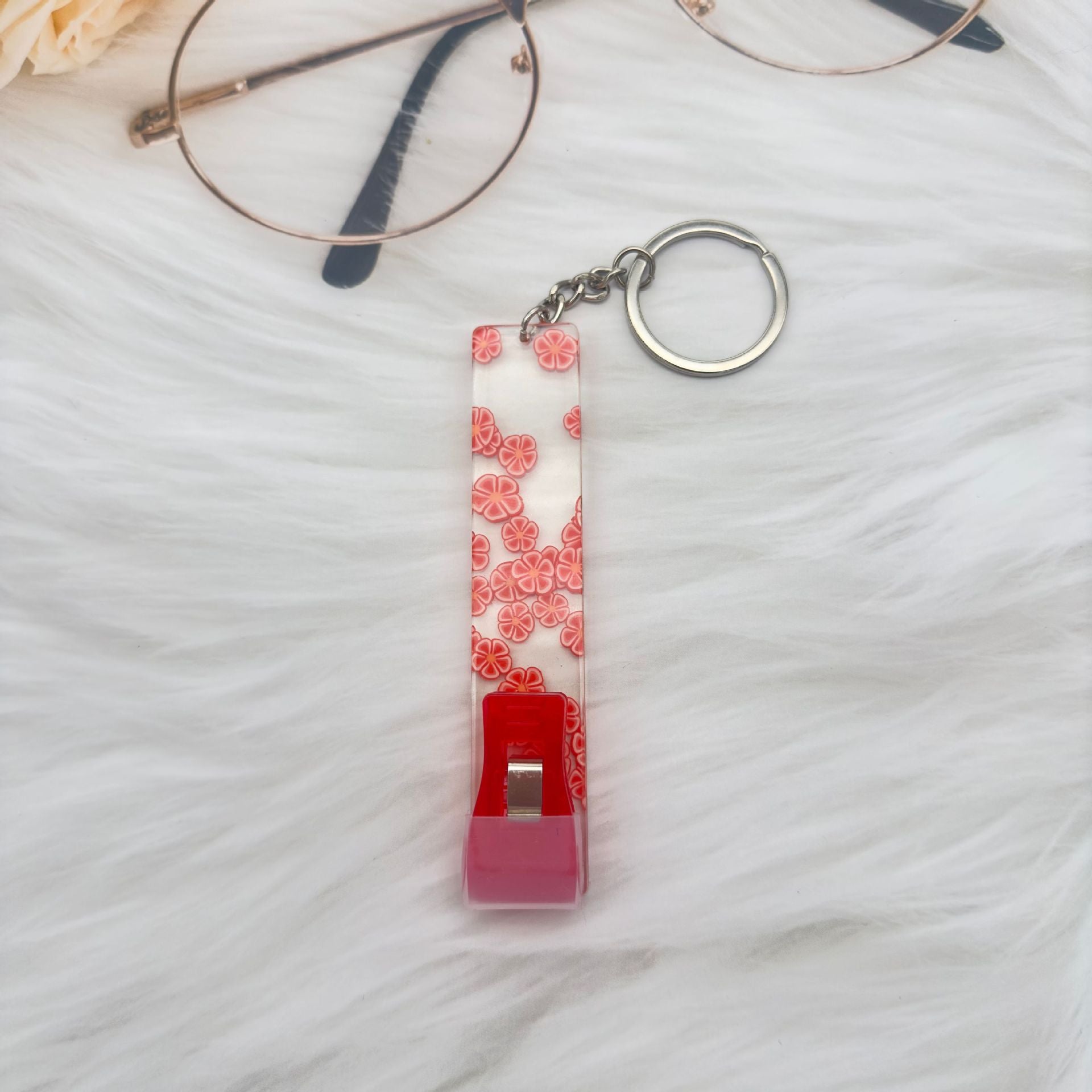 Wholesale 10pcs ATM card picker long nail card picker keychain