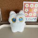 Wholesale Plush Cat Keychain with Big Eyes and Fish Pendant Decorative Accessory