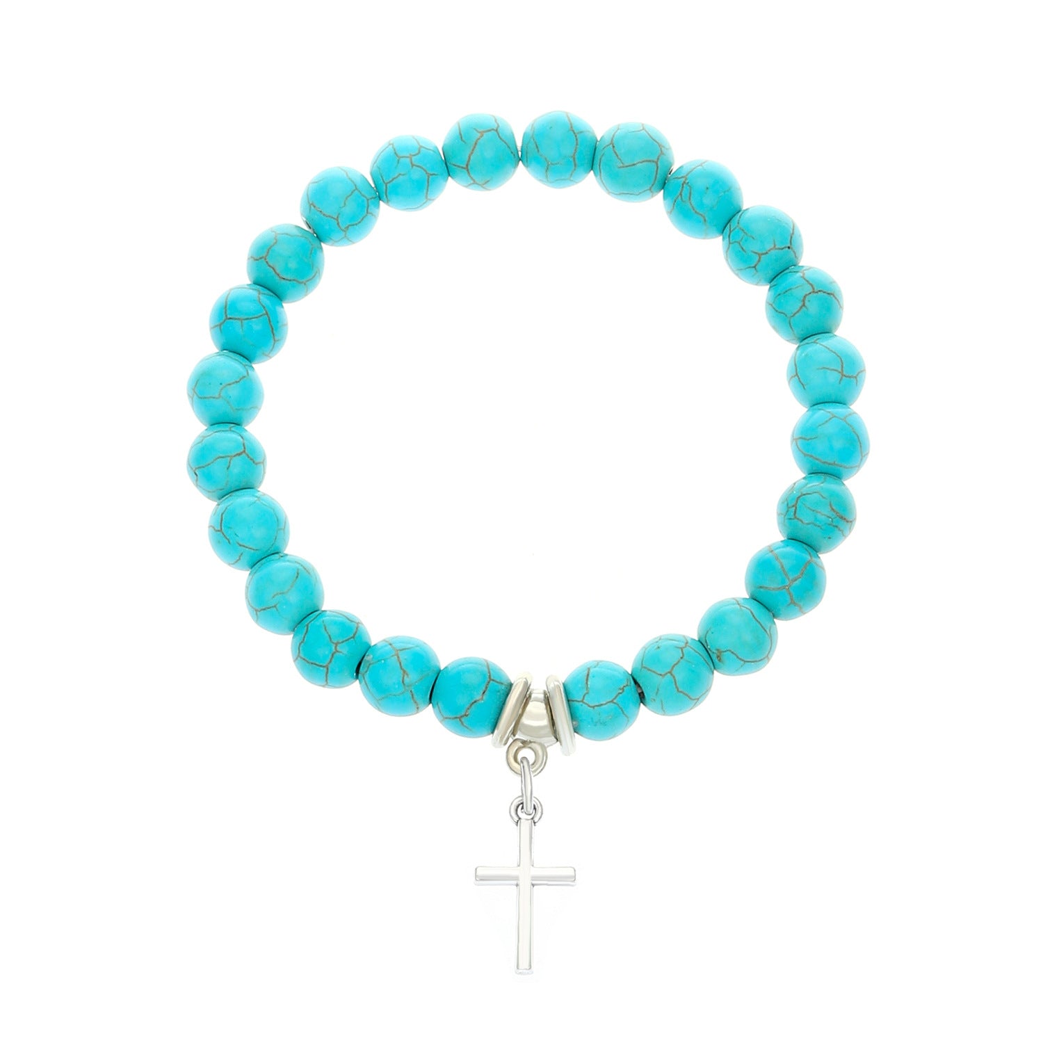 Wholesale Bohemian Turquoise Bead Bracelet Cross Starfish Turtle Design Fashion Accessory Gift for Resale