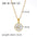 Wholesale stainless steel 18K gold plated twelve zodiac necklace