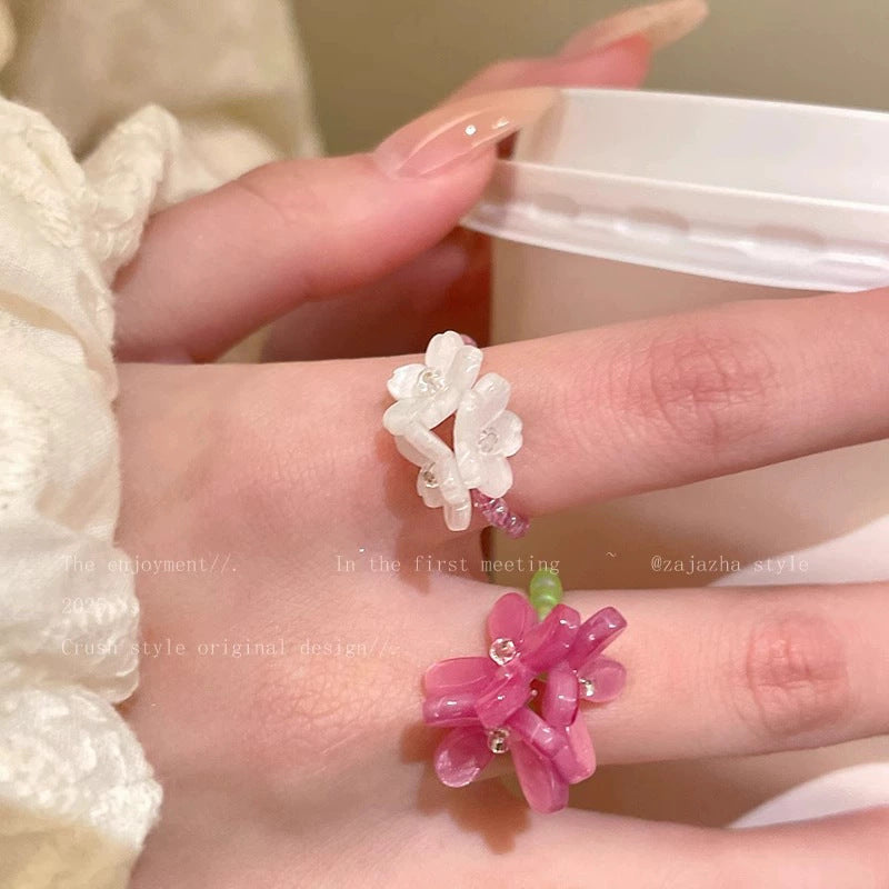 Wholesale Hand-woven Flower Ring