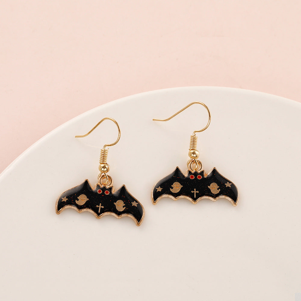 Wholesale  Halloween  earrings  popular Devil pumpkin bat festival earrings