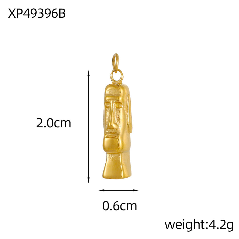 Wholesale Stainless steel three-dimensional pendant