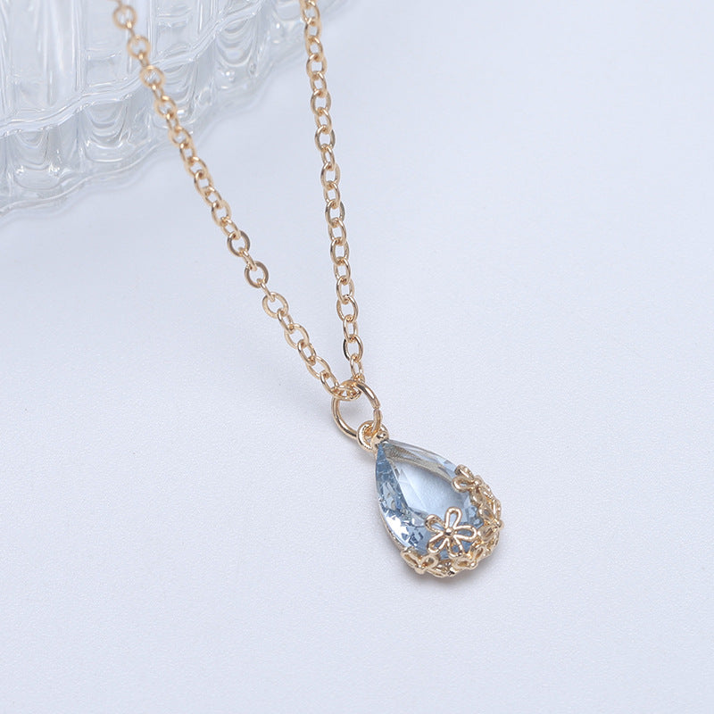 Wholesale Zircon Pendant Necklace Choker Necklace ACC-NE-Hans001