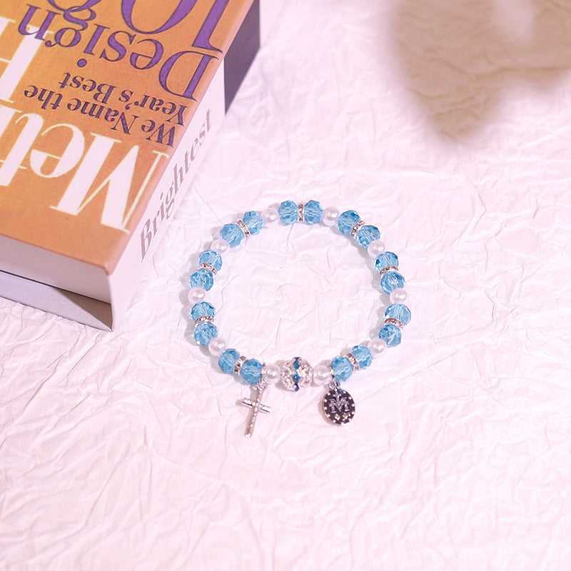 Wholesale Volcanic Stone Bracelet Tiger Eye Obsidian Beaded Handwoven Bracelet ACC-BT-Ruyue001