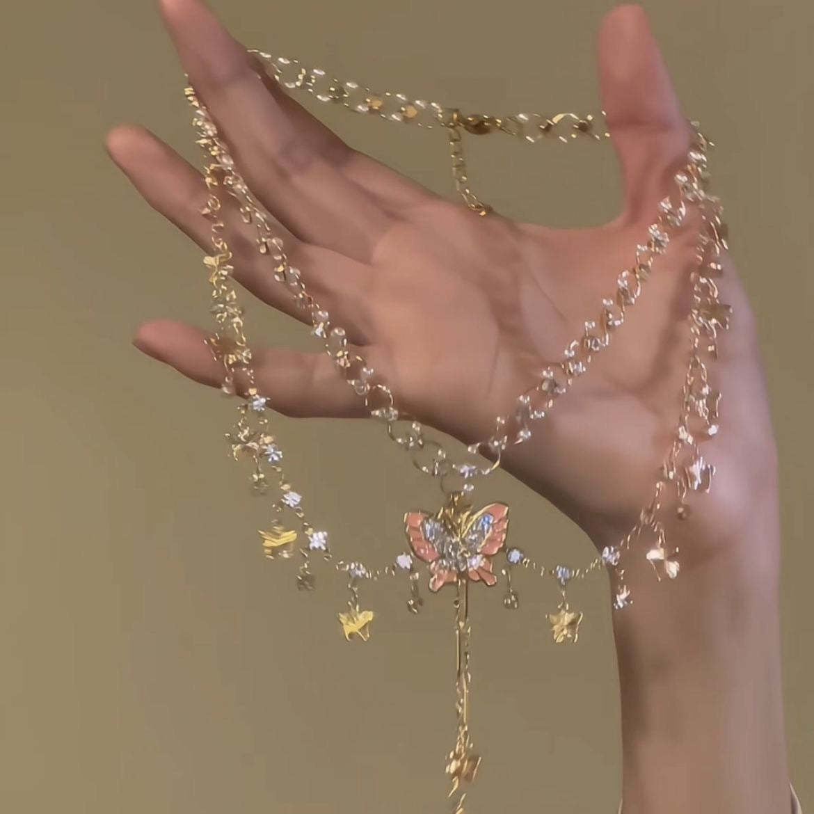 Wholesale  exaggerated flash zirconium necklace