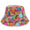 Wholesale Geometric Lined Fisherman's Hat Double-sided Printed Bucket Hat