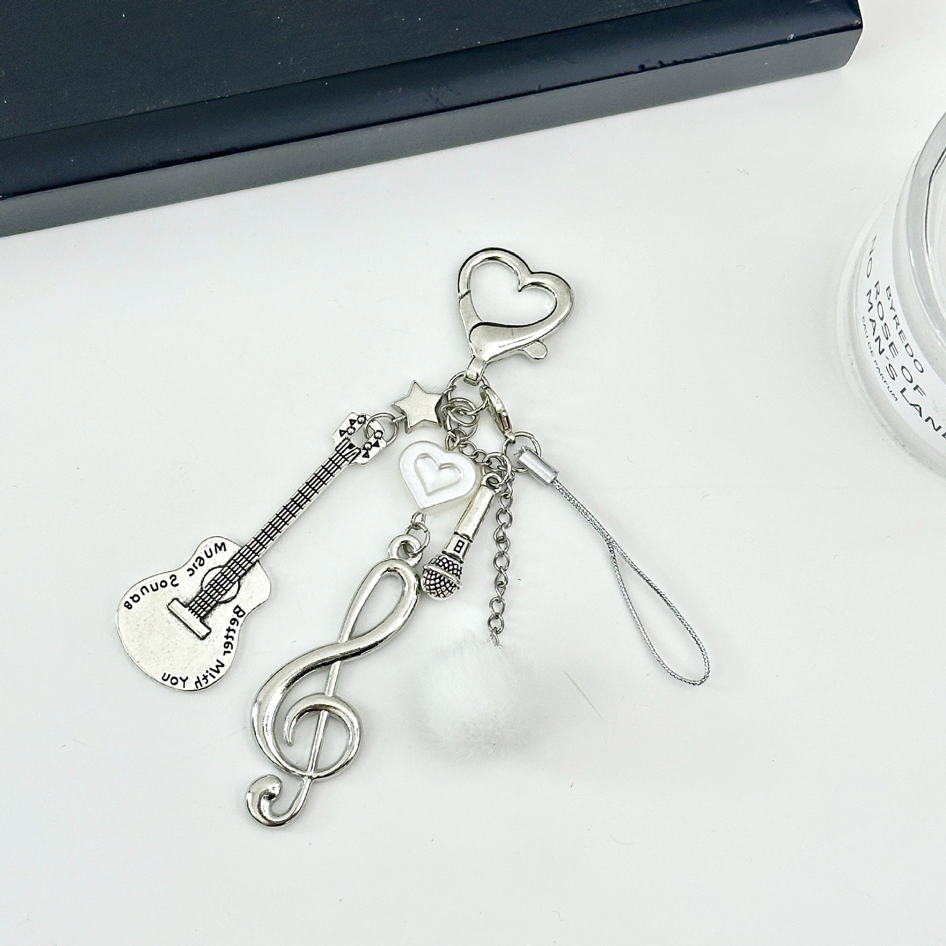 Wholesale  Peach Heart Keychain