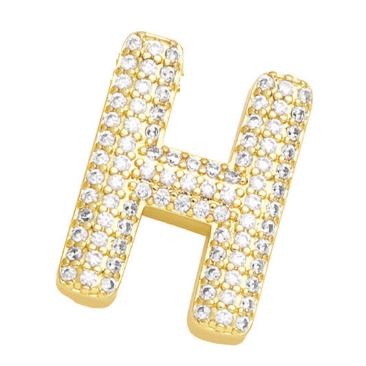 Wholesale 26 letters light luxury necklace
