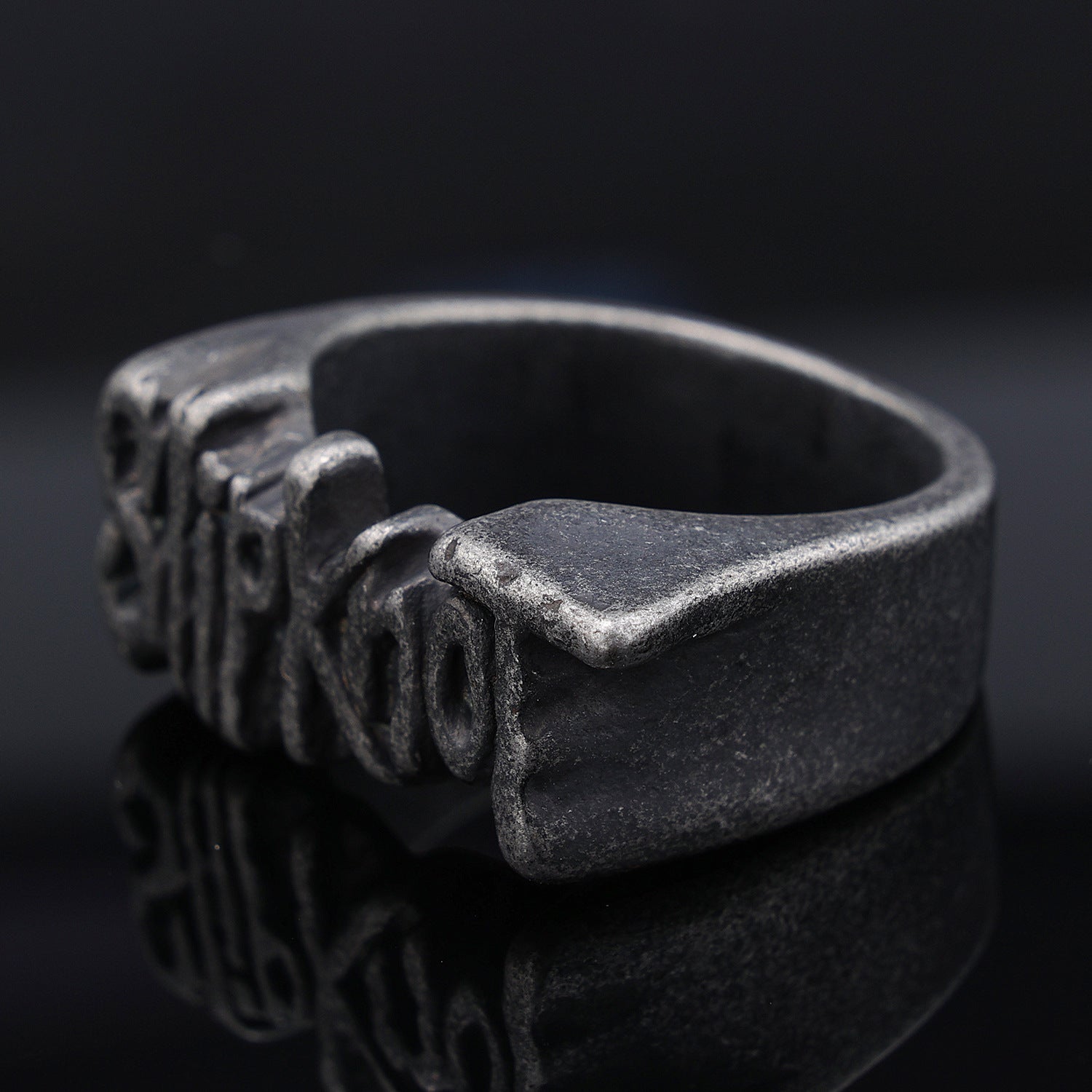 Wholesale  punk locomotive fashion  English stainless steel ring
