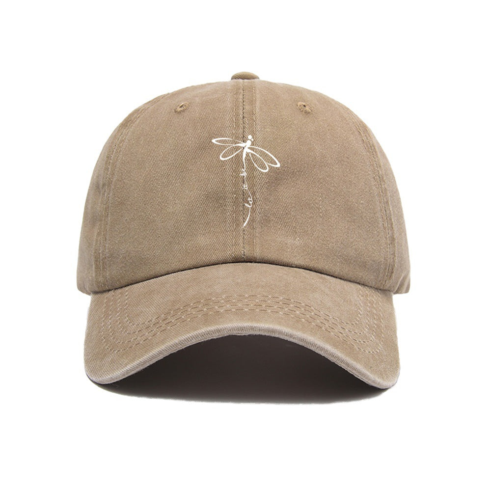 Wholesale Fashion dragonfly washed baseball cap