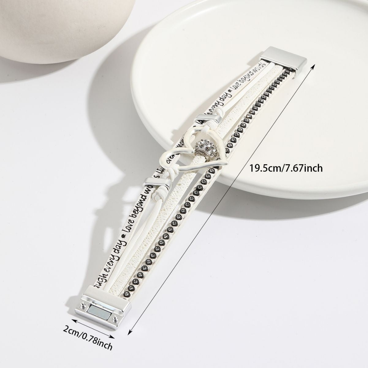 Wholesale Vintage Hollow Love Leather Bracelet Multi-layer Bracelet ACC-BT-Shangy004