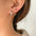Wholesale Thick earrings  round face light luxury  silver earrings
