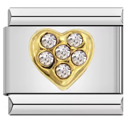 Wholesale Italian Charm Bracelet 9mm DIY Splicing Cute Creative Stainless Steel Composable Bracelet