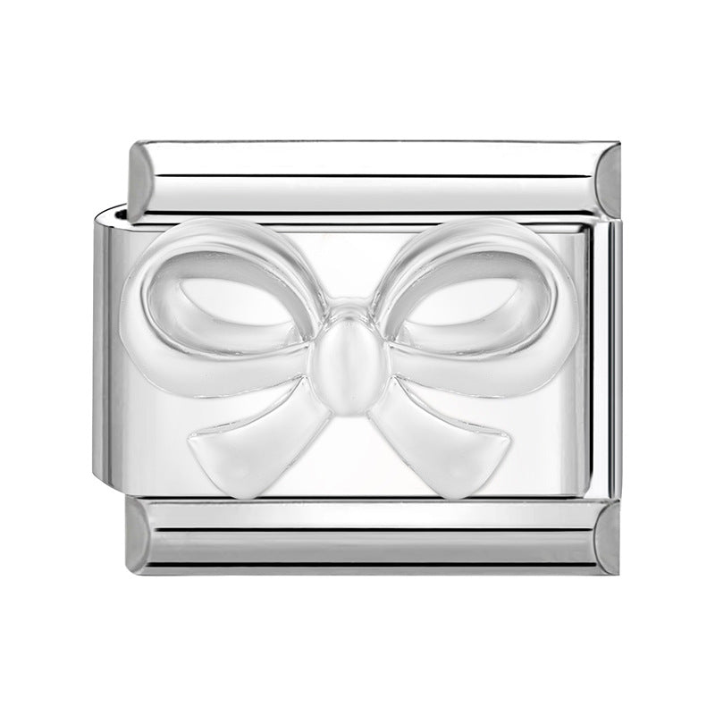 Wholesale 9mm Italian Charm Starter Bracelets DIY Butterfly Heart Stainless Steel Composable Bracelet