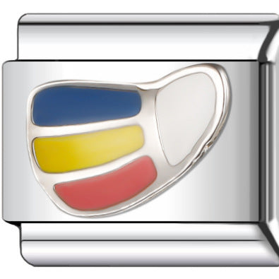 Wholesale  Italian Charm Bracelet 9mm DIY  Fox Leopard Print  Creative Stainless Steel Composable Bracelet