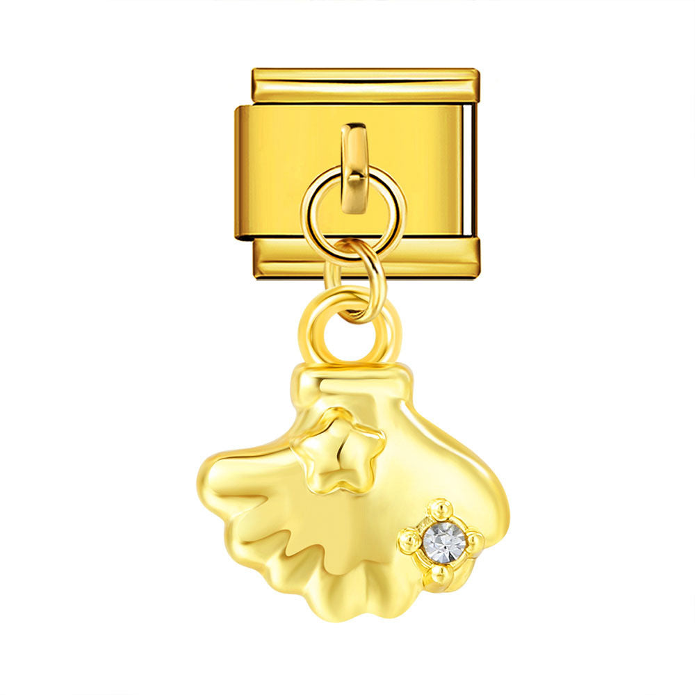 Wholesale Italian Charm Bracelet 9mm DIY Marine life Creative Stainless Steel Composable Bracelet