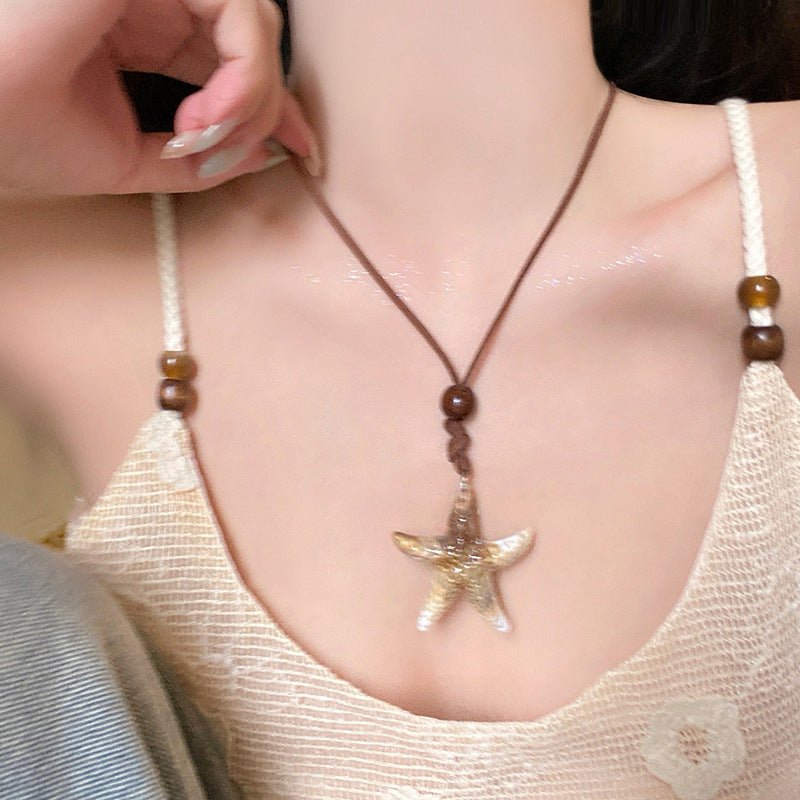 Wholesale  Starfish Long Necklace