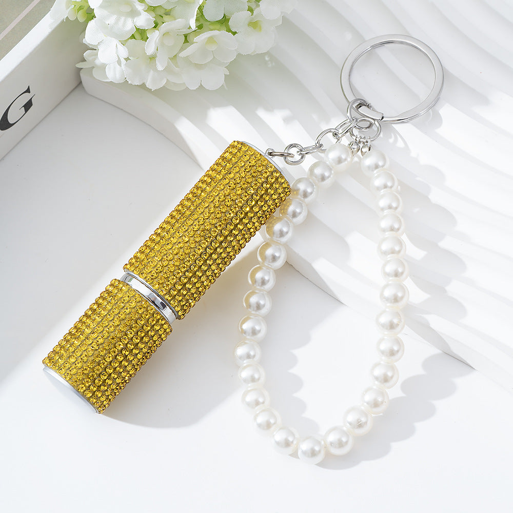 Wholesale  Diamond-Encrusted 5ml Creative  Keychain